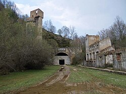 Boca Sur del Túnel de La Engaña (Pedrosa de Valdeporres)